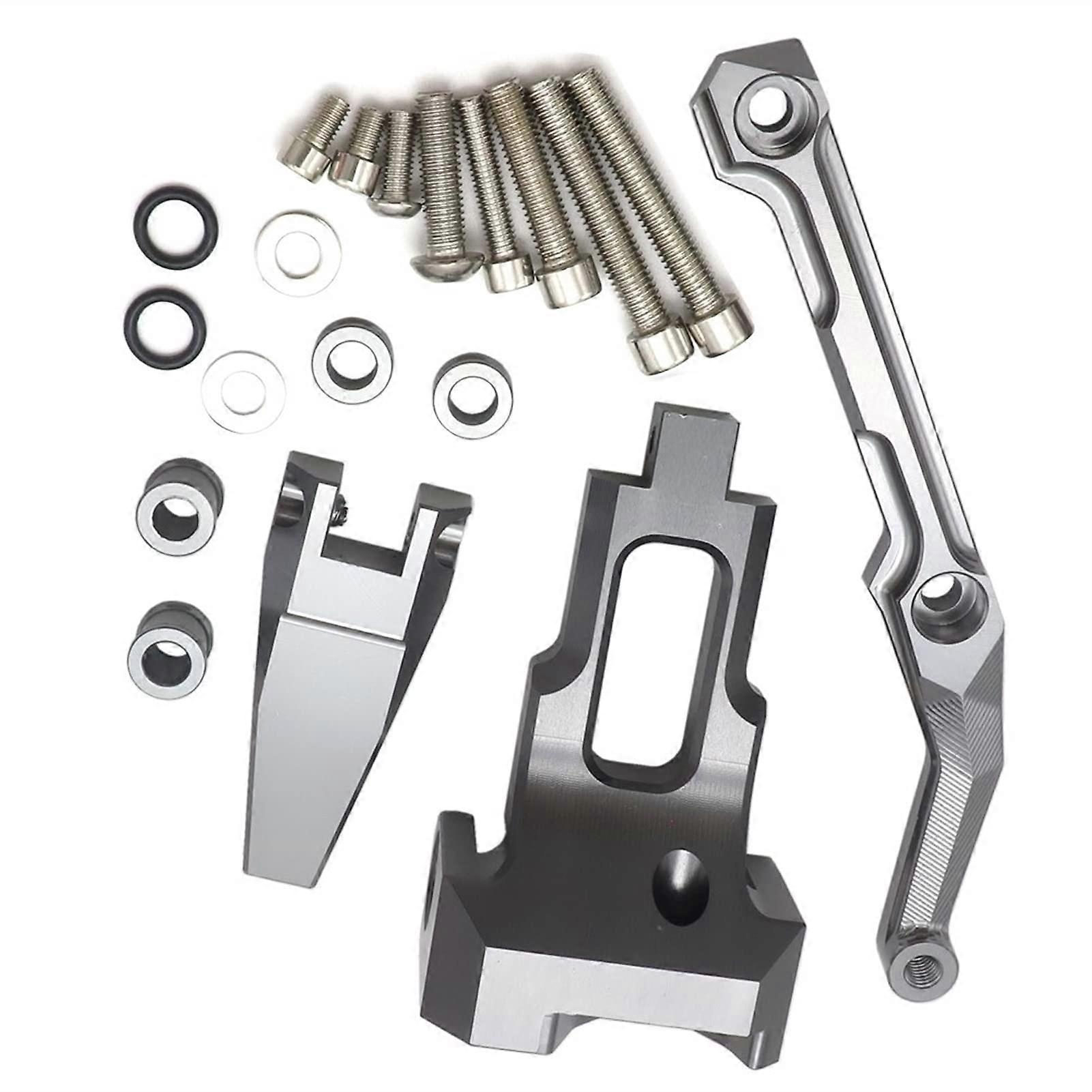 Motorcycle Steering Damper Stabilizer with Mounting Bracket Kit For Yamaha MT09 Tracer MT 09 Tracer MT09 Tracer 20152017 (Color: F)