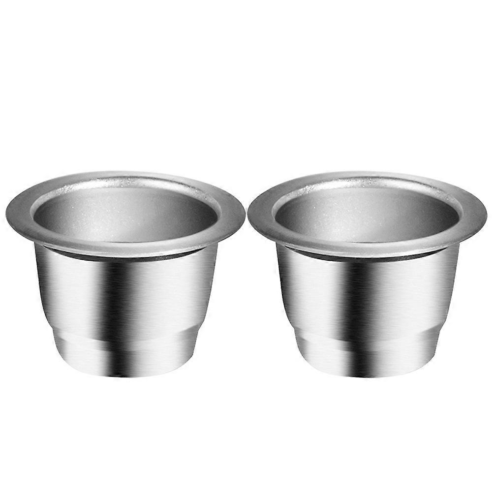 Washable Coffee Filter Cup Professional Coffee Strainers Uniform Precision Easy Installation 2Pcs