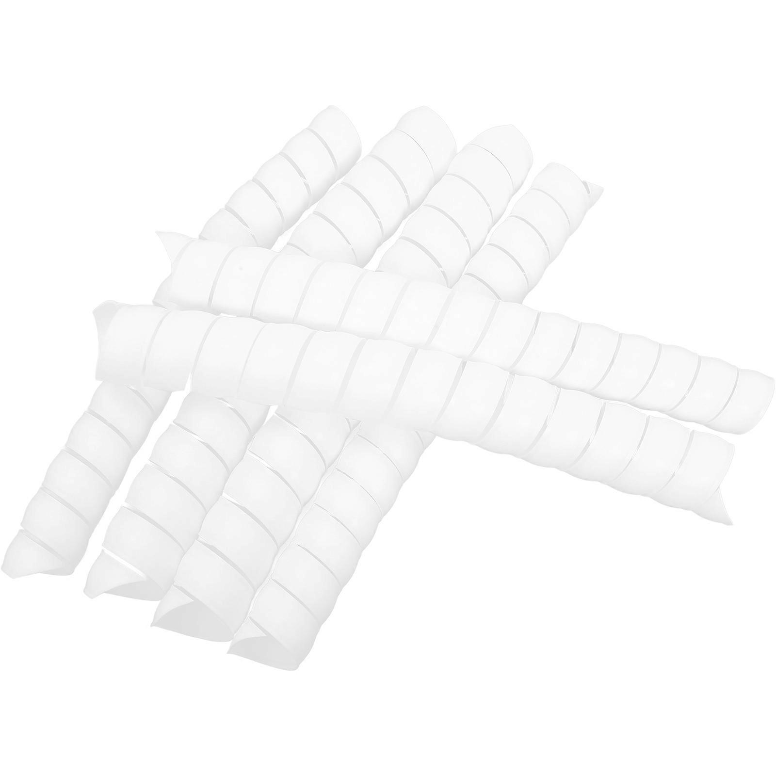 Tree Trunk Protector Plastic for Protection 6Pcs White Covers