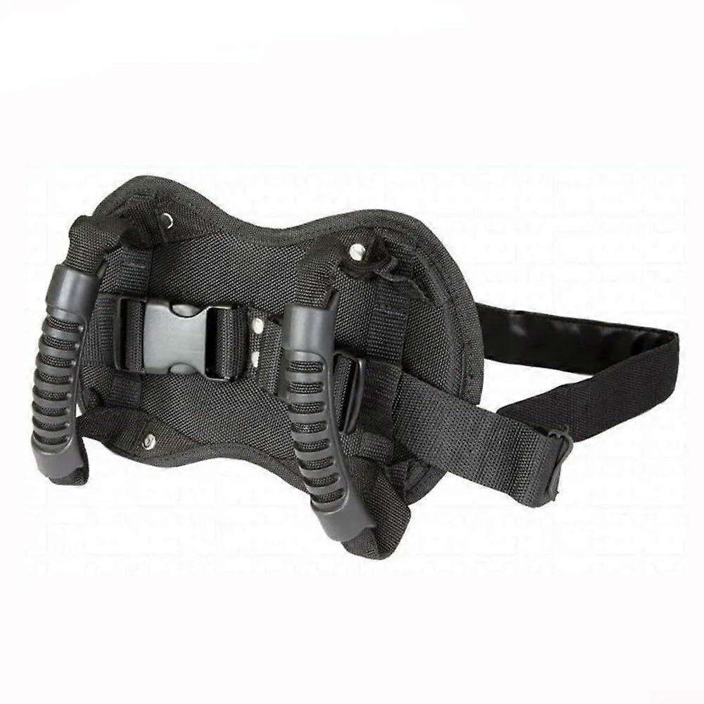 Motorcycle antislip belt with adjustable handlebar hand loop