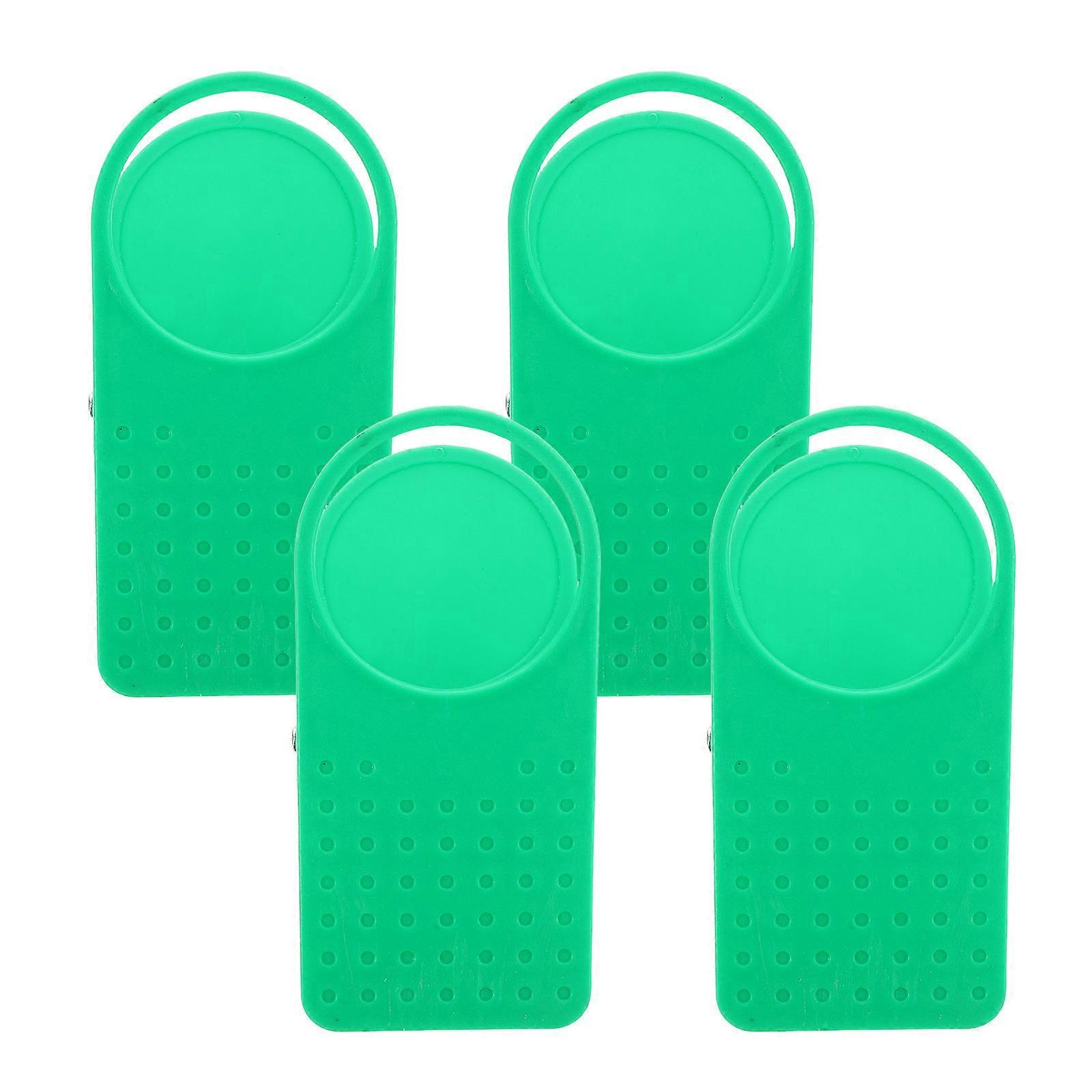 4pcs Portable Desk Side Cup Holder Clip for Drinking Cups Teacups Water Bottles Tabletop Gadget Random Color