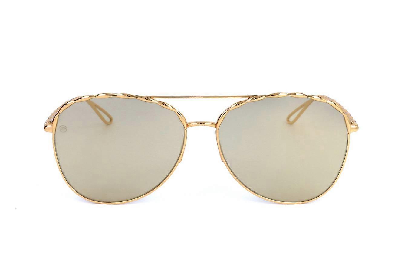 Sunglasses Elie Saab ES 008/S J5G GOLD 59/14/140 WOMAN  display picture 3