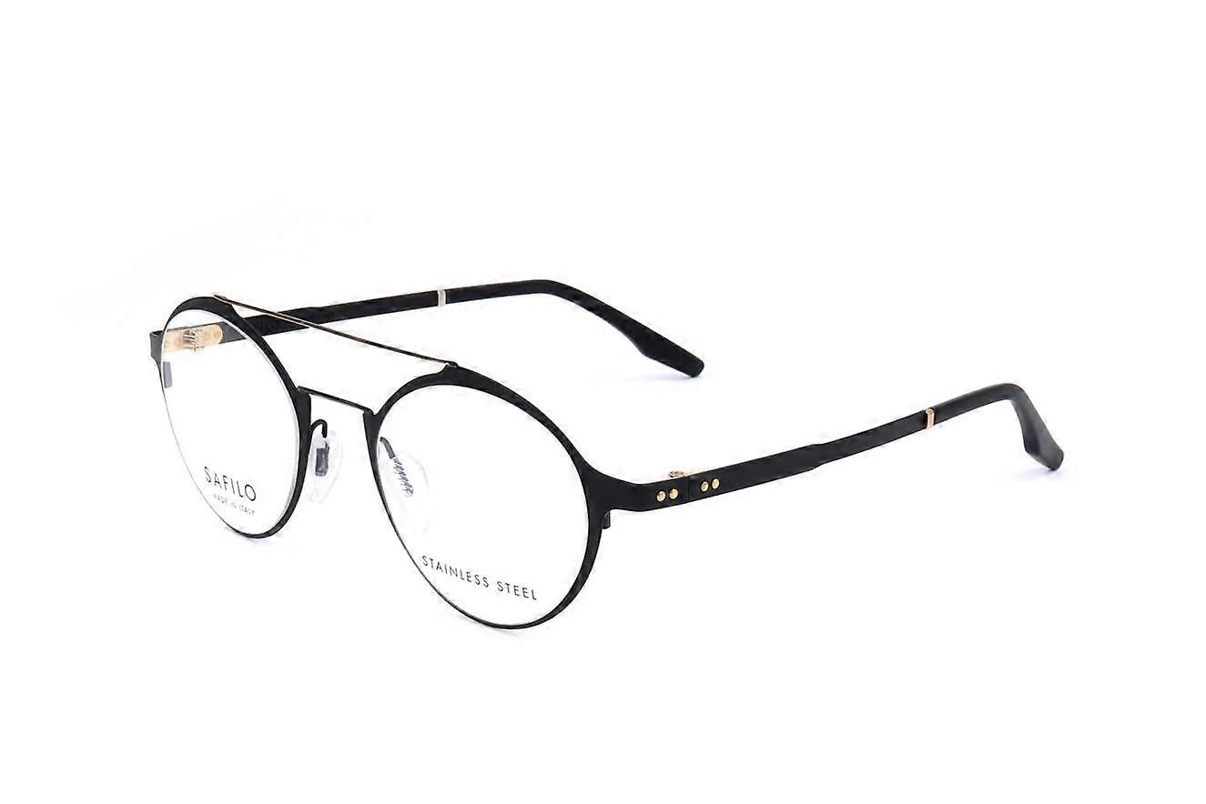 Eyewear Frames Safilo CANALINO 01 I46 MATT BLACK GOLD 48/20/140 MAN