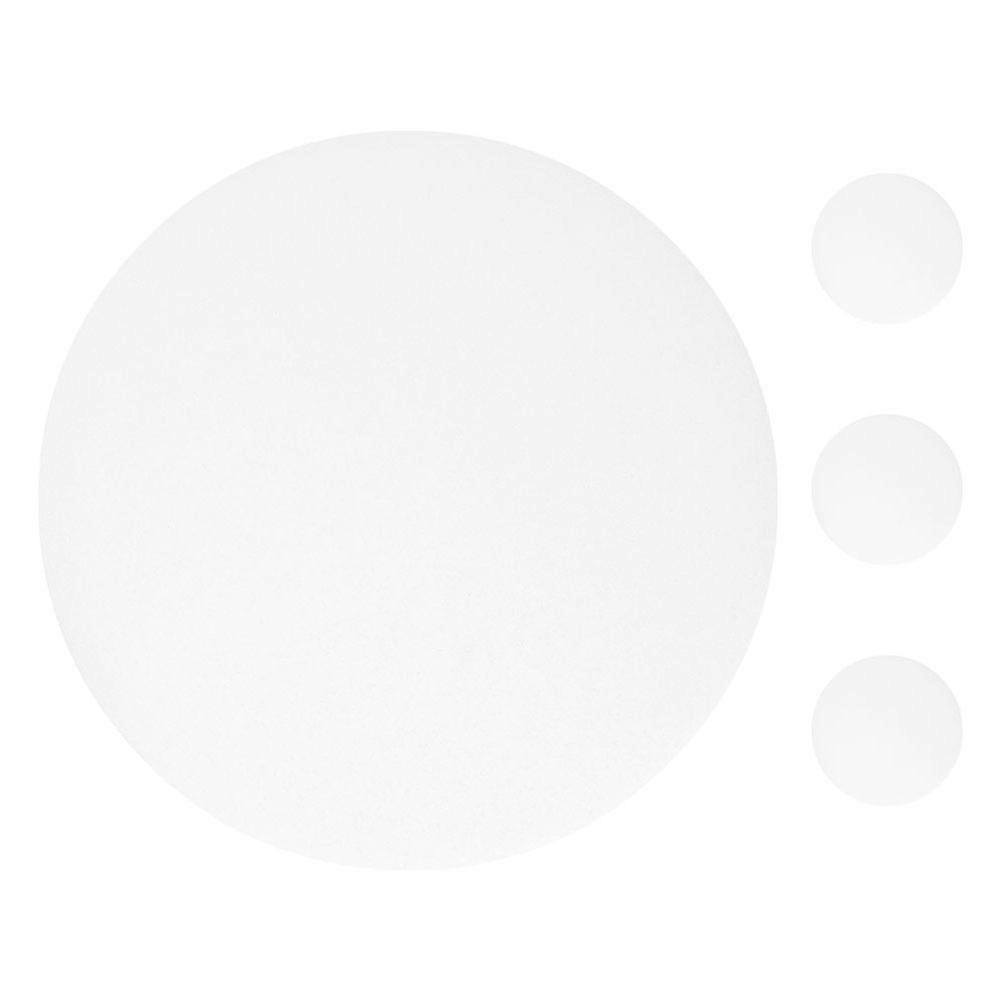 FRCOLOR 4pcs Round Diffuser for Lampshades Pendants DIY Light Shield White 134MM