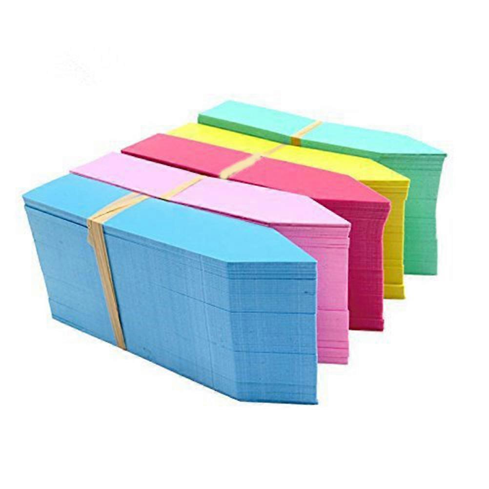 Etiketleme için Plastik Bahçe Bitki Etiketleri Kullanımı Kolay ve Saklaması Su Geçirmez 10x2cm Çeşitli Renk