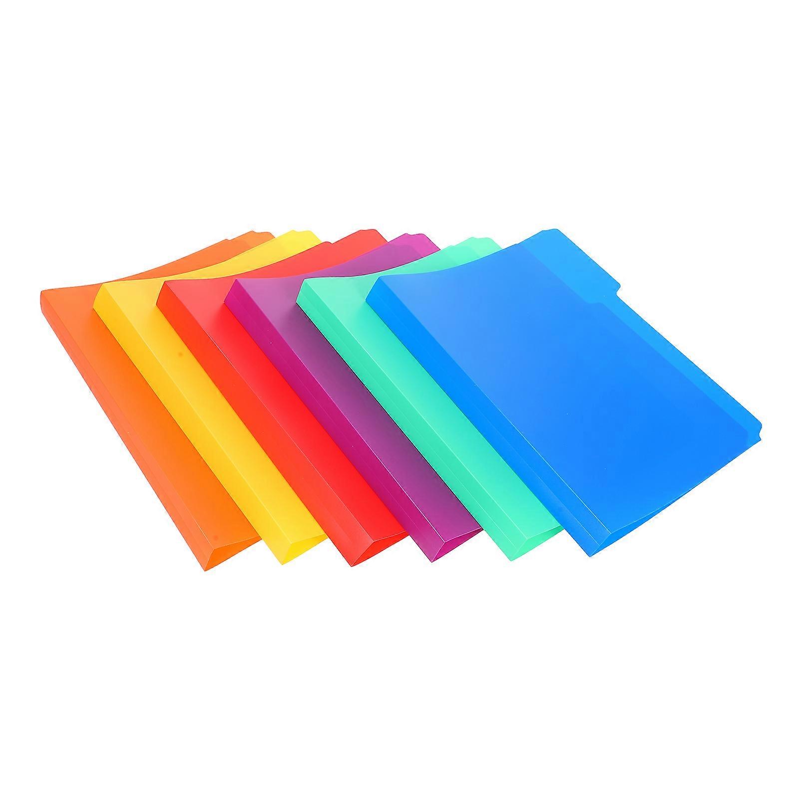 18pcs Multi Color Plastic Music Score Folders, Lightweight Document Organizers for School, Office & Home Use, Portable File Storage & Book Covers