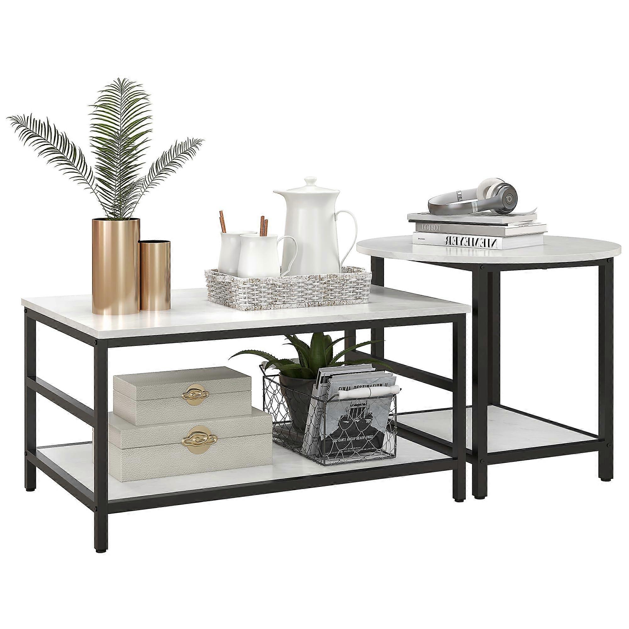 Sohvapöytä 2-osainen