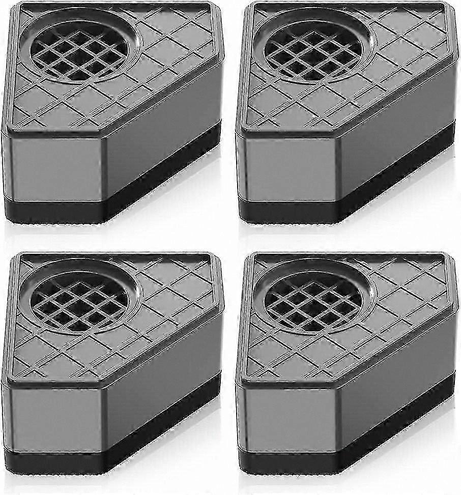 4 pieces of damping pads for washing machines, damping rubber pads for washing machines and dryers