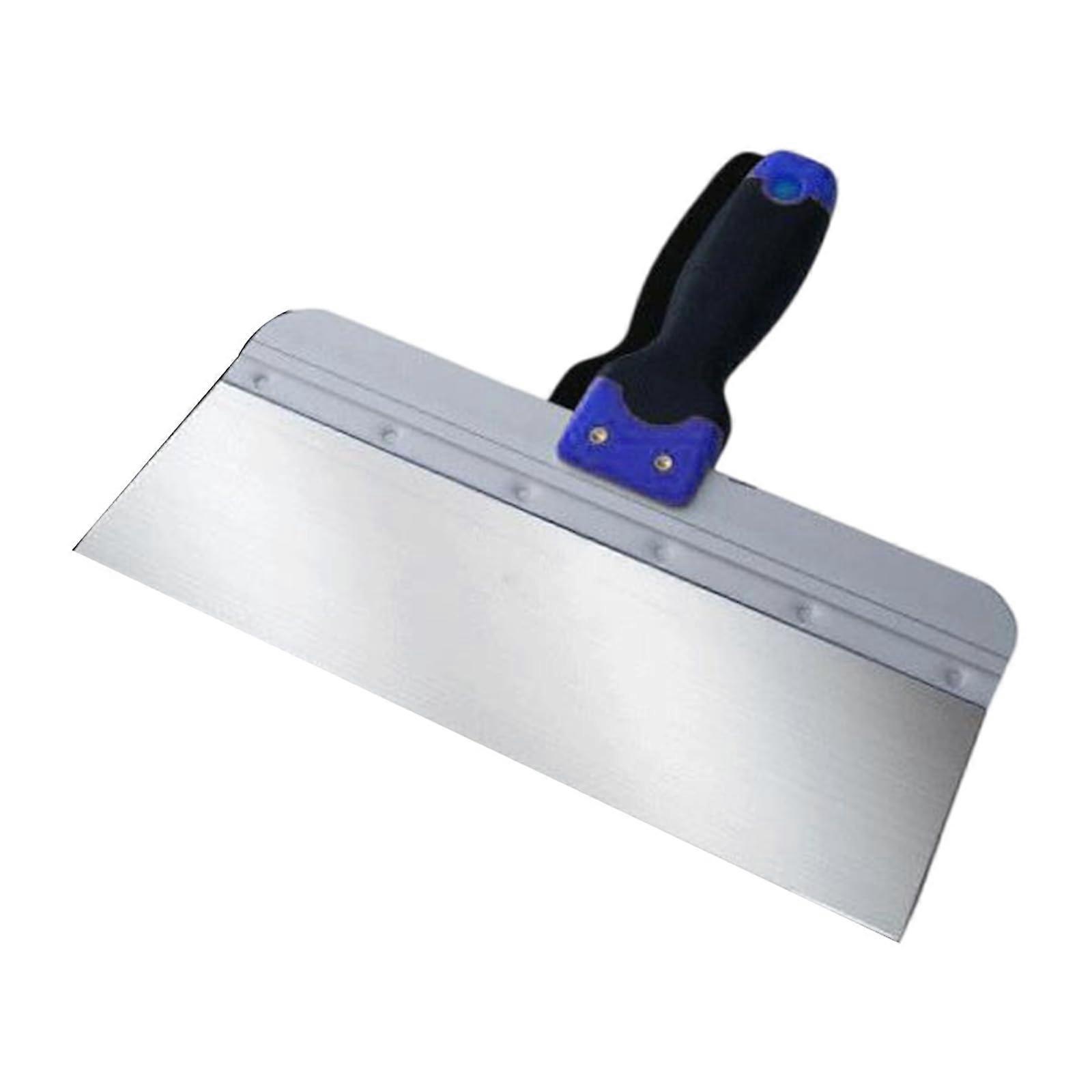 Precision putty knife stainless steel taping leveling scraper tool for smooth surfaces and easy handling