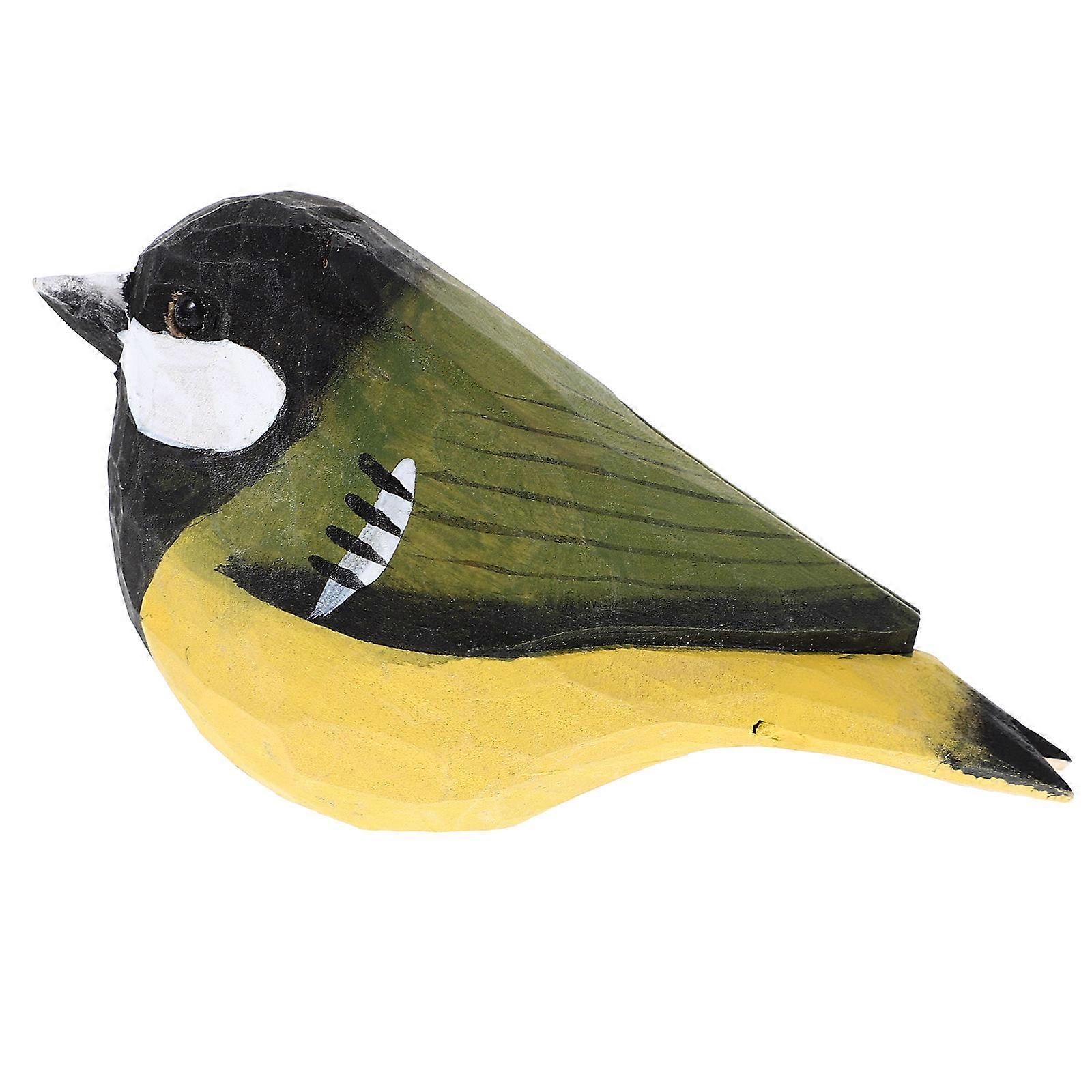 Artificial Realistic Birds Lifelike Bird Model Indoor Decoration .9×1.8×1.6in Educational Tool 1Pack