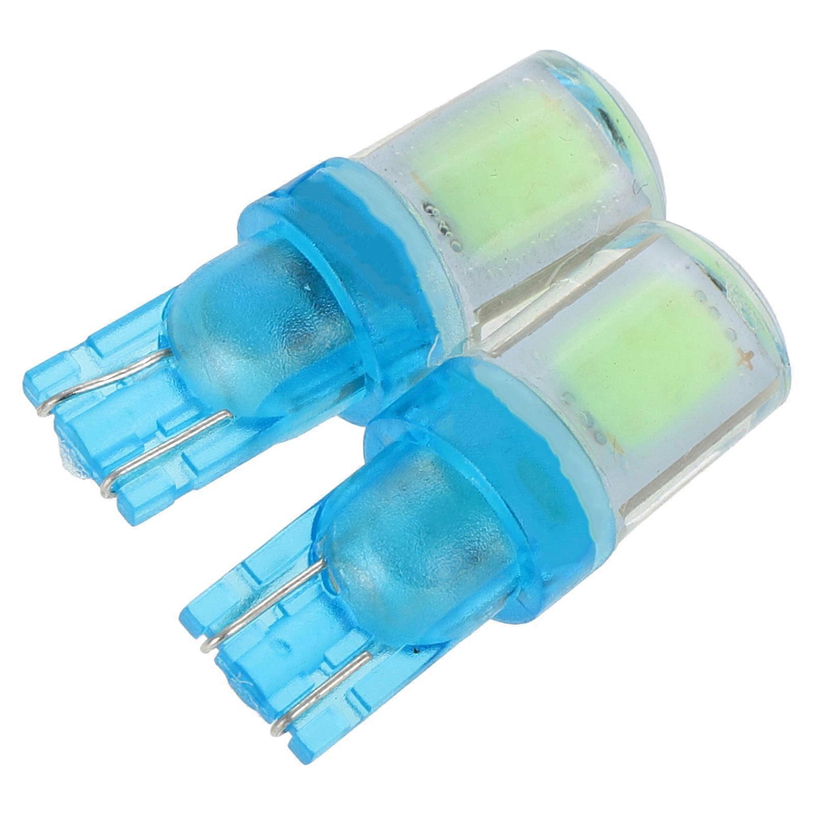 Silicone Crystal License Plate Light with High Brightness for Car Interior Lighting 2 Pieces T10