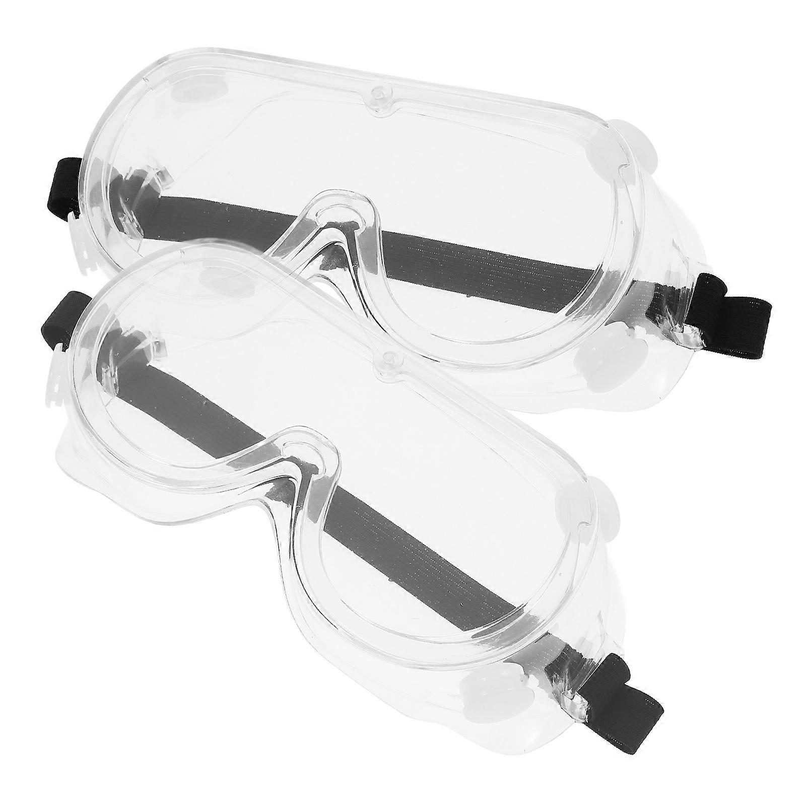 Fog Proof Safety Glasses Protective Goggles for Daily Use Transparent Plastic
