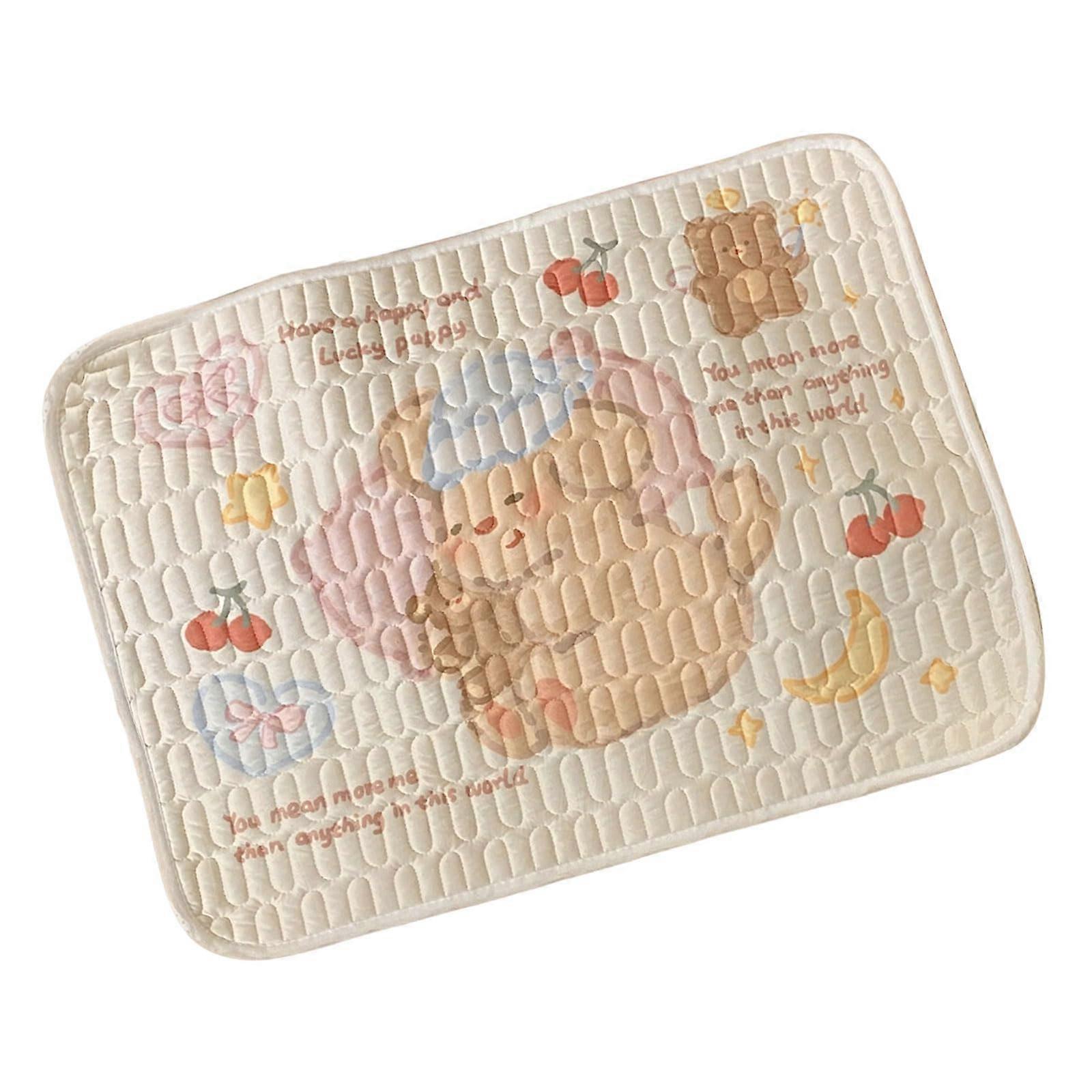 Soft Cartoon Menstrual Bed Pads Incontinence Underlay for Women, Overnight Protection, Washable, Comfortable Material