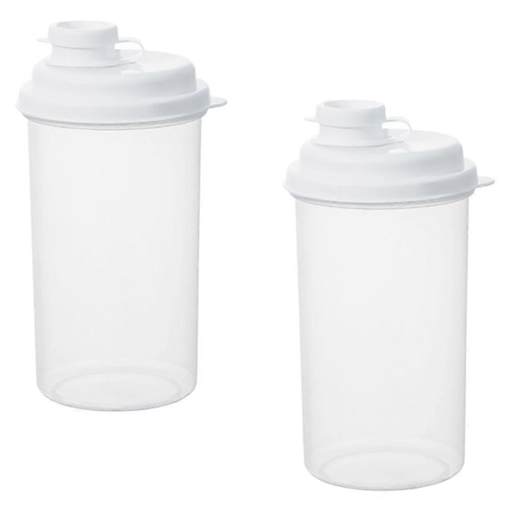 Transparent PP Material Juice Bottle for Drinks with Large Capacity Ideal for Family Use 2pcs