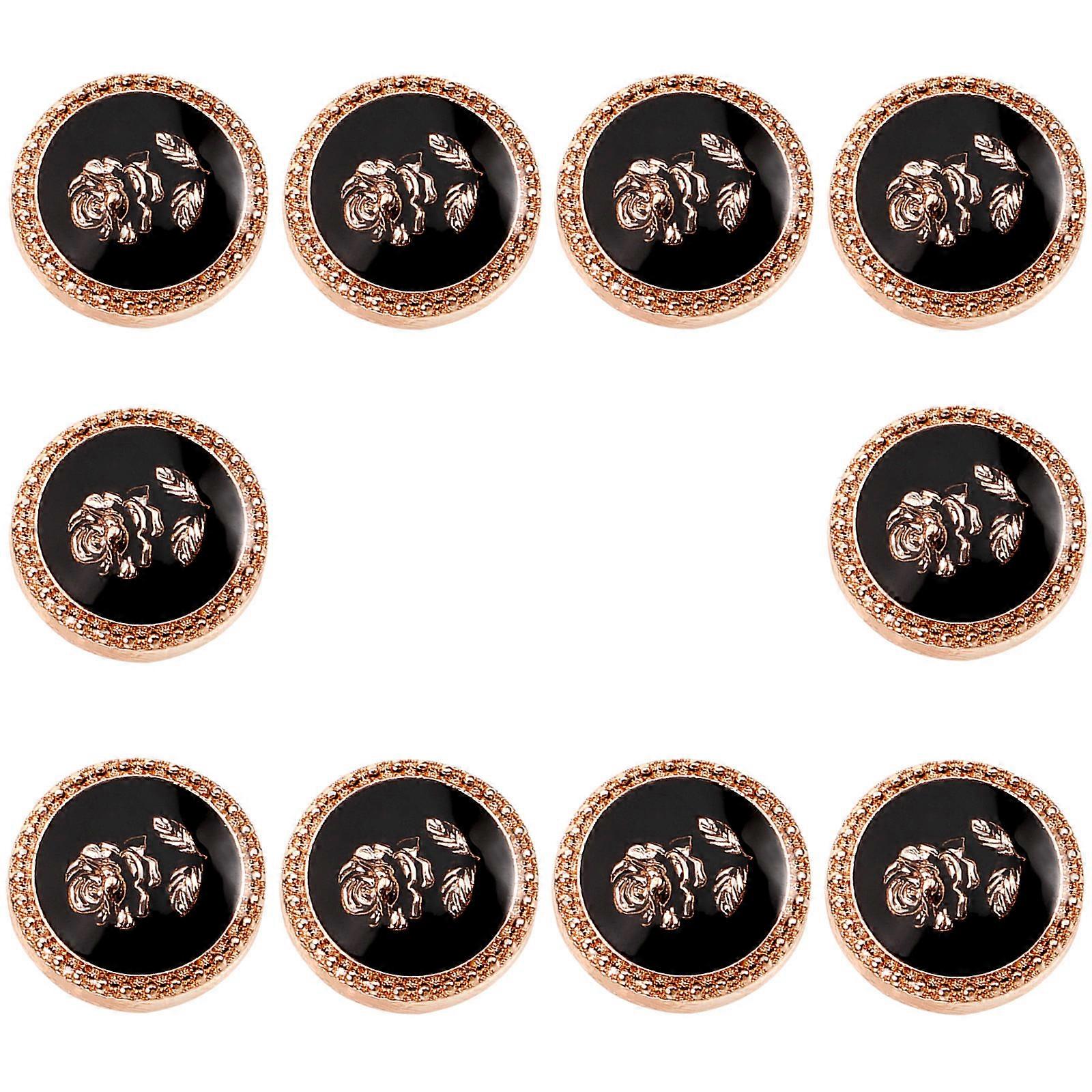 Hienostunut ja ammattimainen tuotekuvaus palautteesi perusteella:

**10kpl sarja koristeellisia varren nappeja takkeihin, pukuihin ja takkeihin – Design –