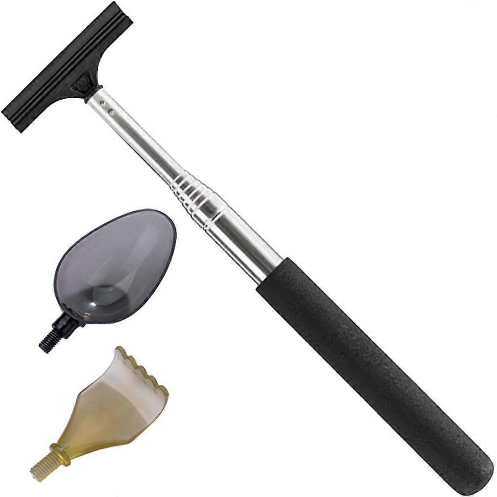 Car Window Cleaning Tool For Car Owners Featuring Black Color And Telescopic Size For Effective Moisture Removal 1 Set