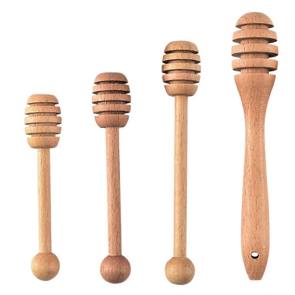 Chocolate Honey Stir Bars for Home Use Easy to Clean and Safe to Use 4 Pcs