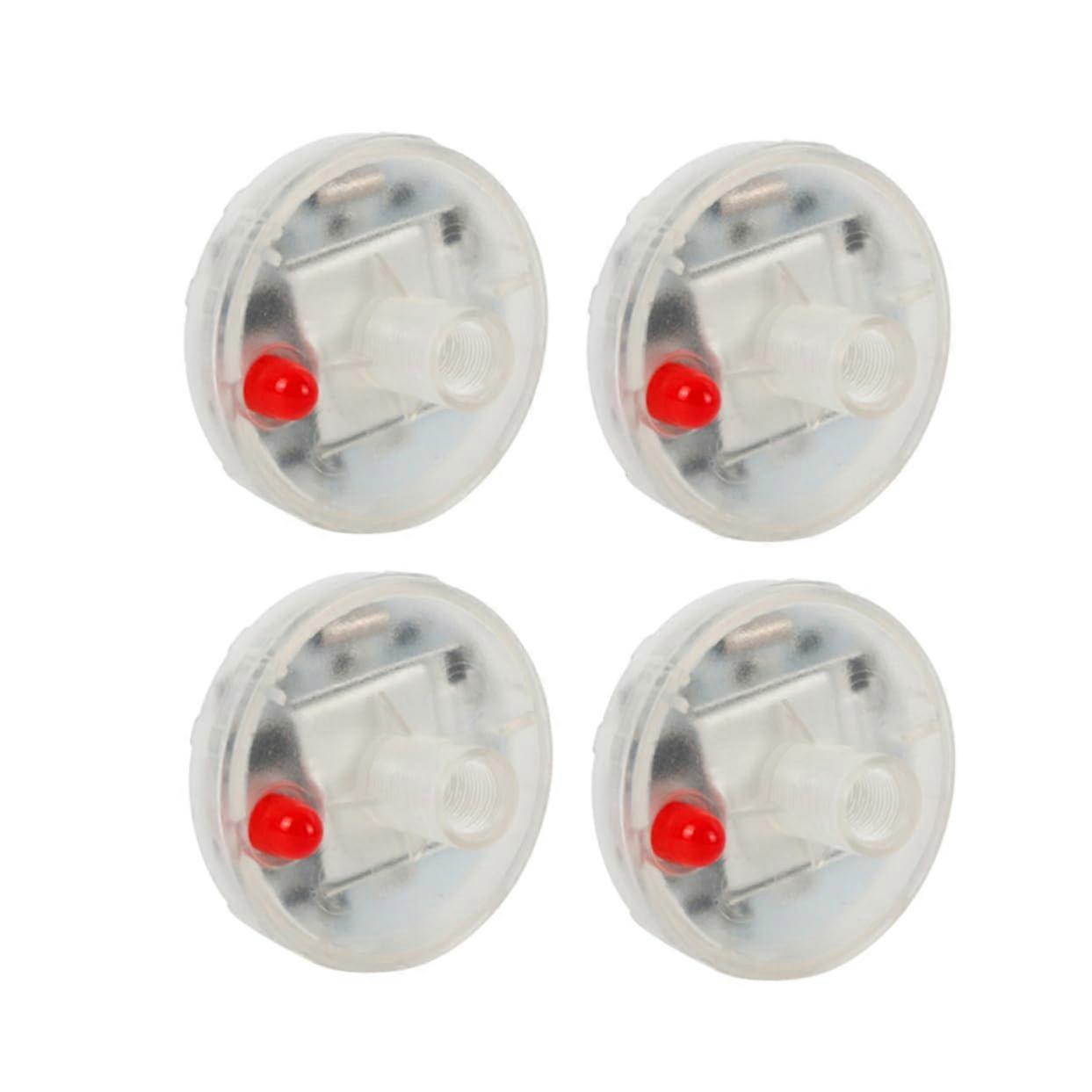 Set of 4 Tyre Lights, Waterproof Strobe Lamp for Car and Solar Powered Valve Caps with Flash Modes, Decorative Wheel Lighting for Safe Driving