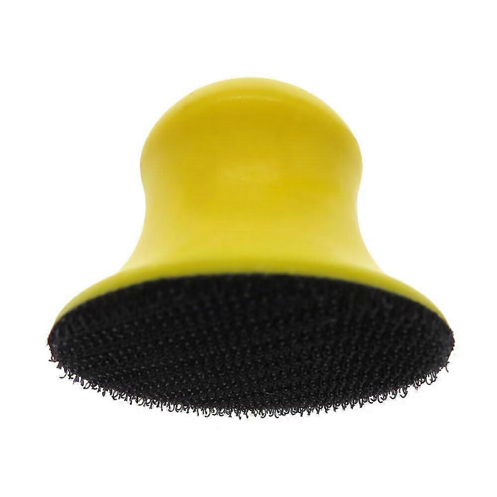 3 Inch 75mm Manual Polishing Pads, Hook and Loop Sanding Discs for Automotive Detailing and Cleaning, Flocking Sandpaper Set