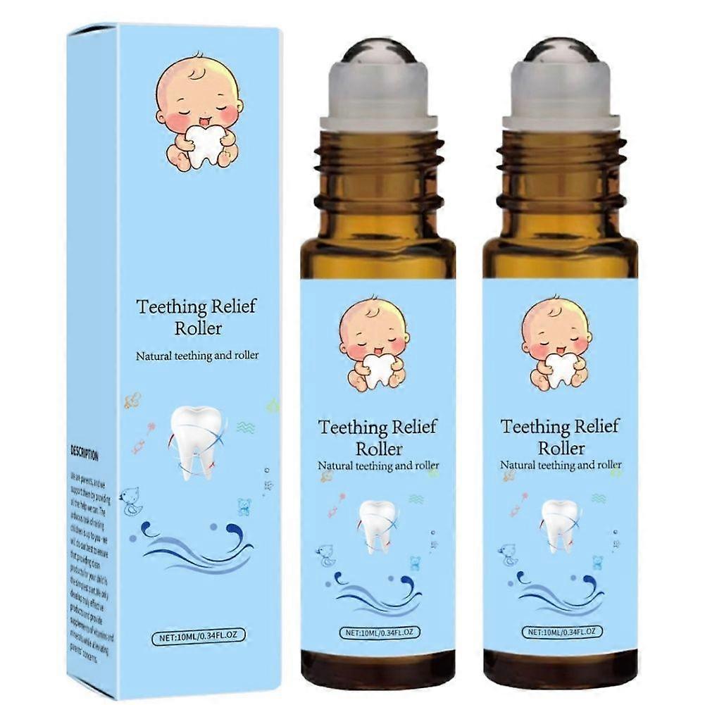 Teeth Relief Roller Essential Oil,Teething Roller Natural Pain Relief Roller