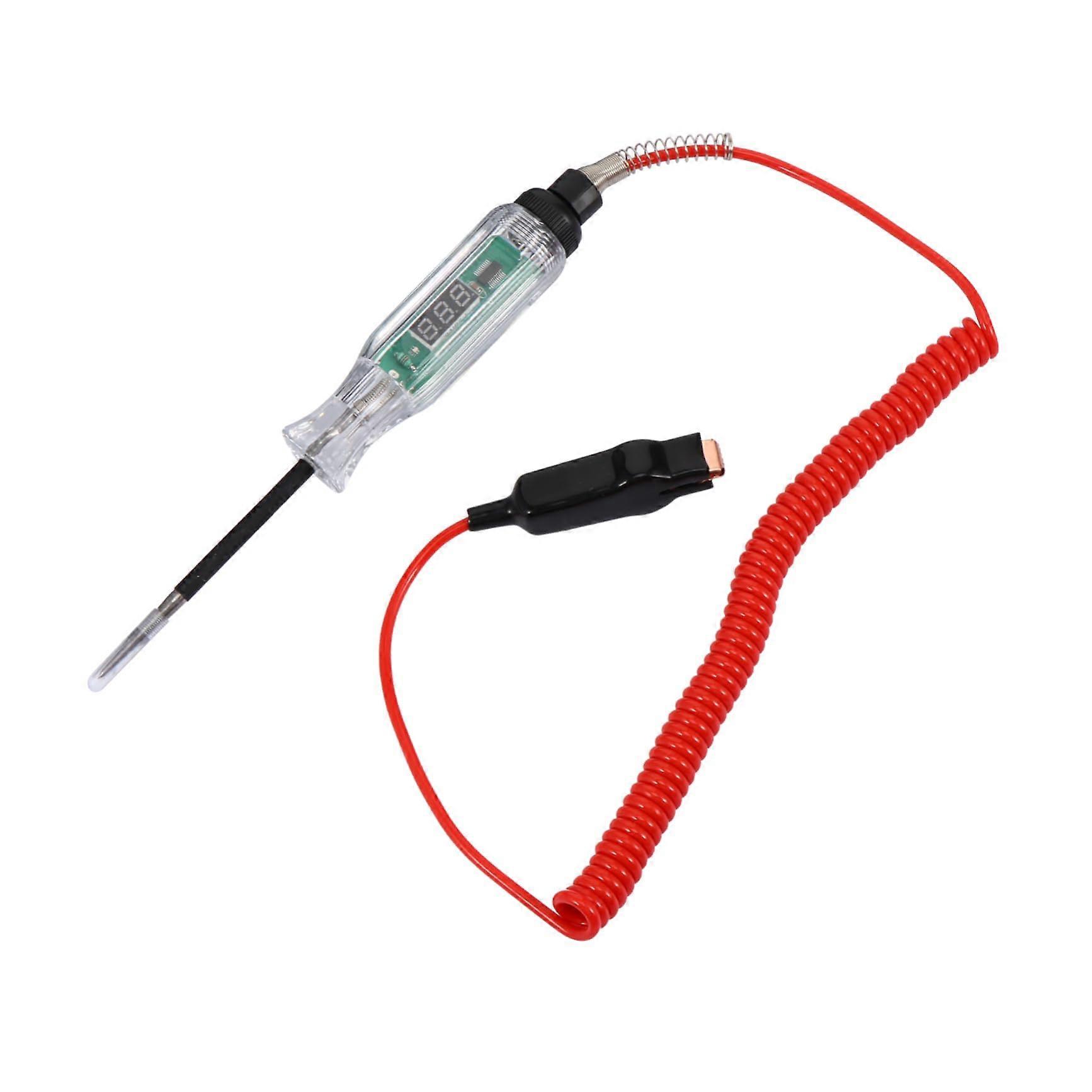 Automotive Circuit Tester Digital Volt with Indicator Light Easy to Read