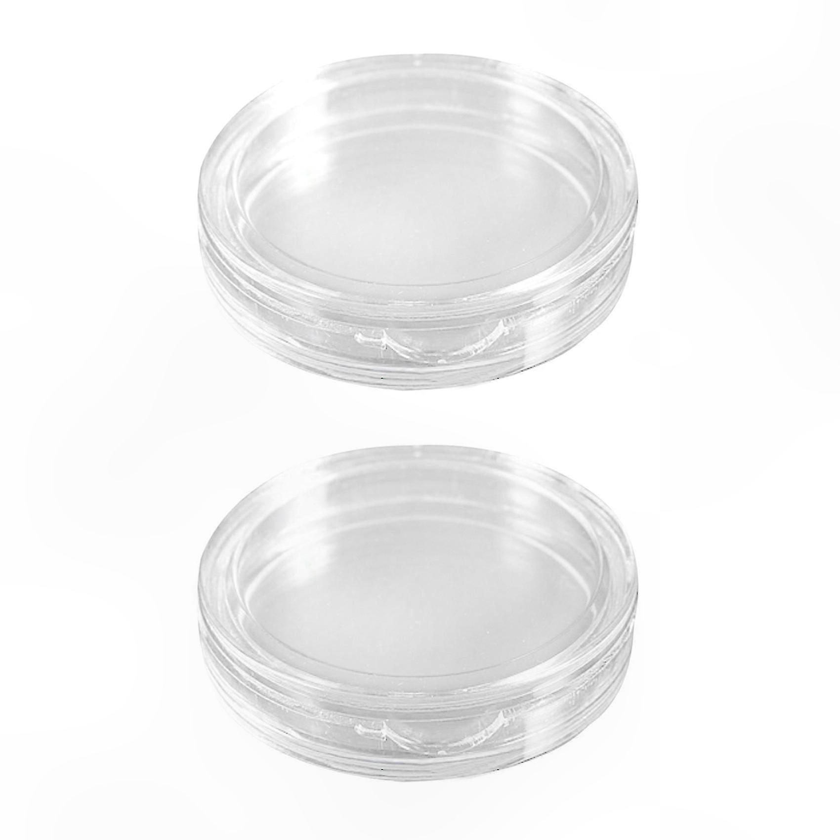 20-Pack Clear Plastic Coin Cases, 27mm Round Capsules for Coin Storage