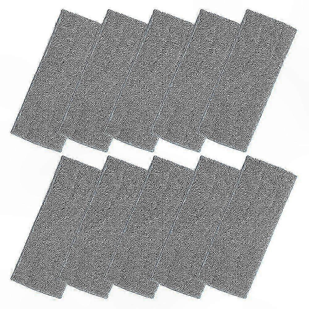 10-Pack Washable Microfiber Mopping Pads for Robotic Mops