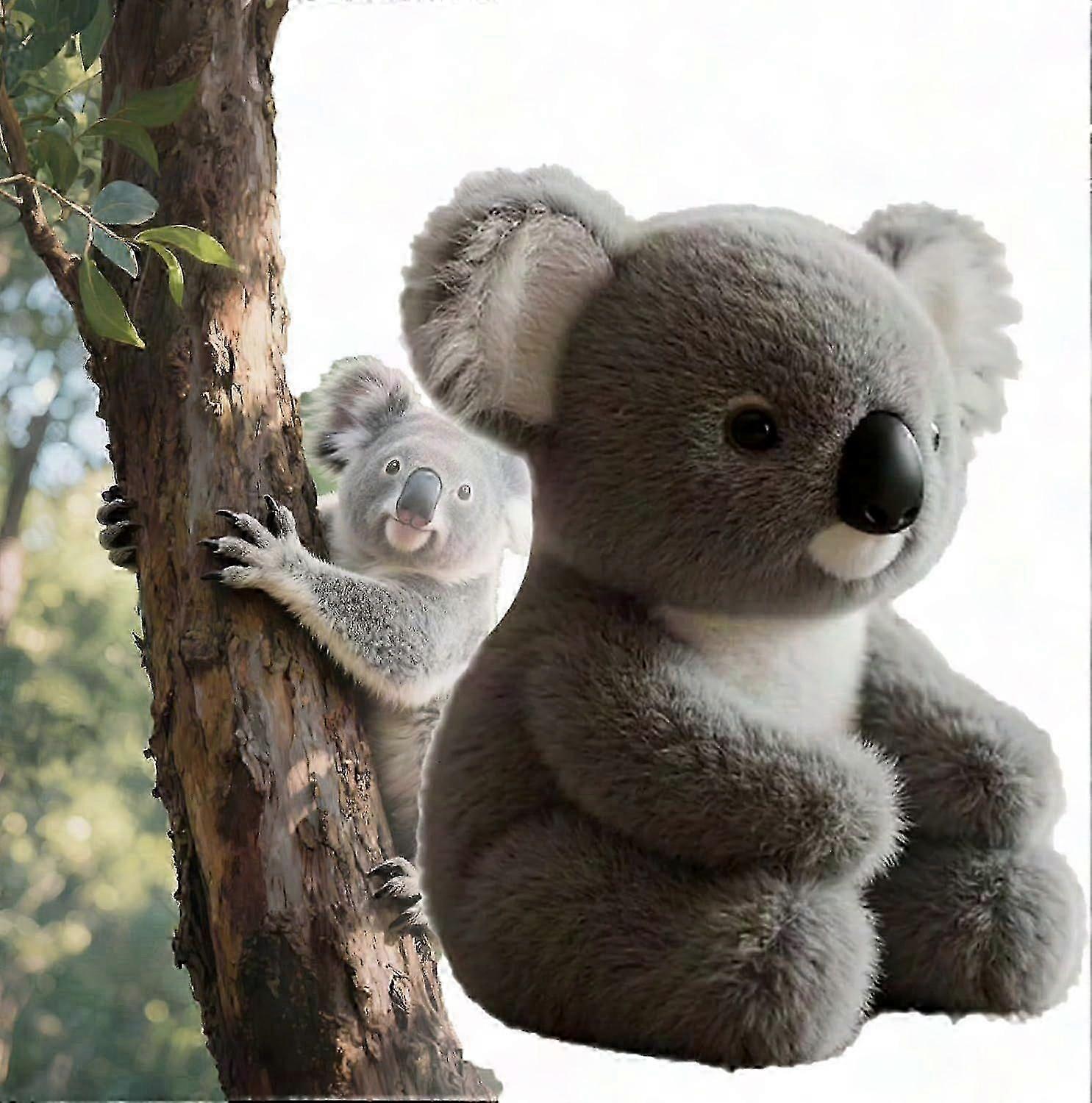 Koaly Plush: Emotional Healing Stuffed Animal with Realistic Movements for Comfort & Support