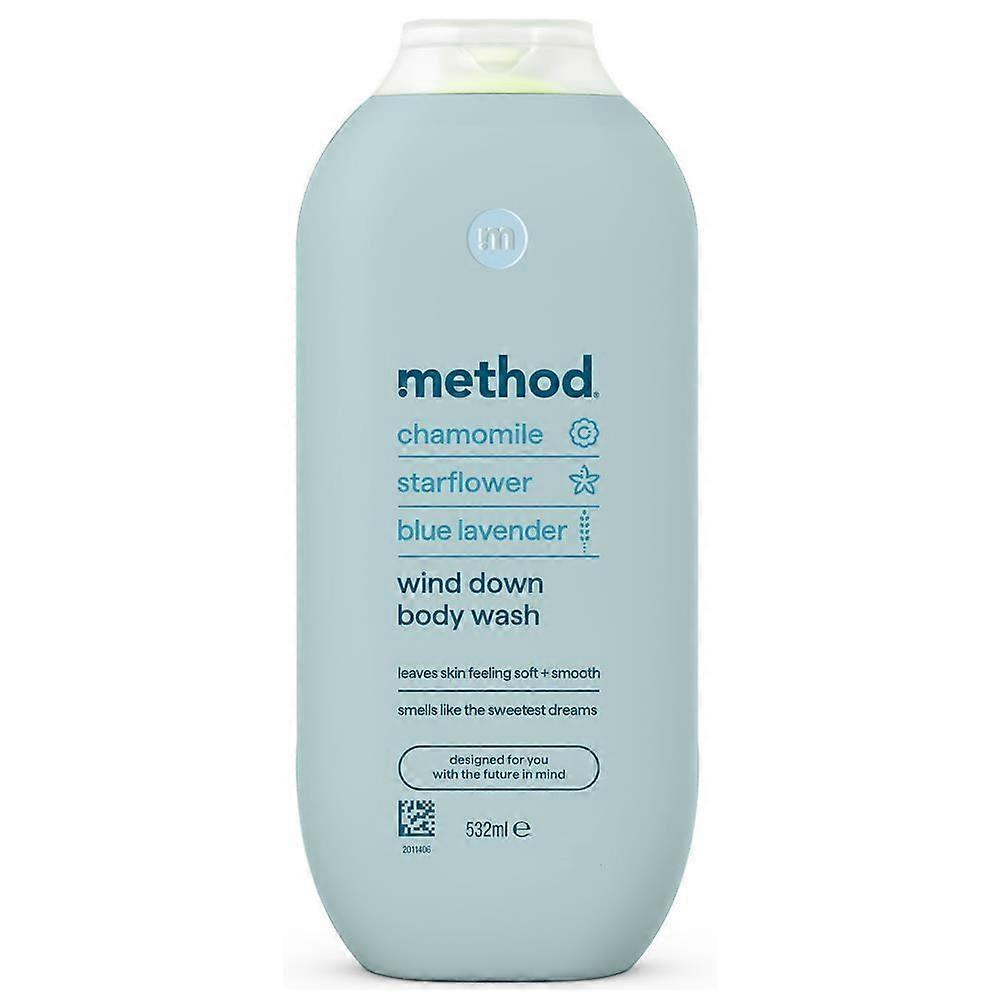 Method Body Wash Wind Down 532ml - 4 Pack