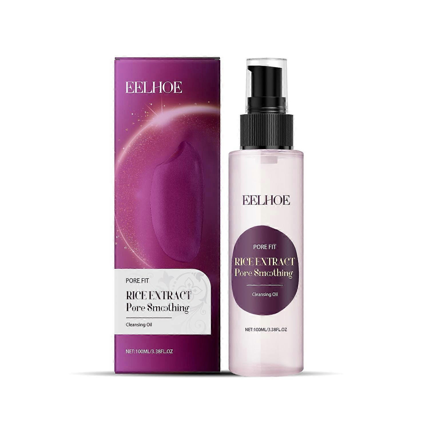 1-6x EELHOE Rice Extract Pore Smothing Cleansing Oil 100ml Deep Pore Cleansing Daily Makeup Remover