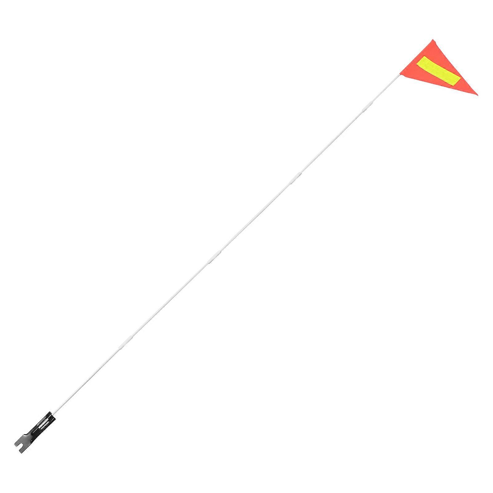 Kids Safety Flag Kit Bike Safety Flag Child Bicycle Pvc Orange for 1 Set