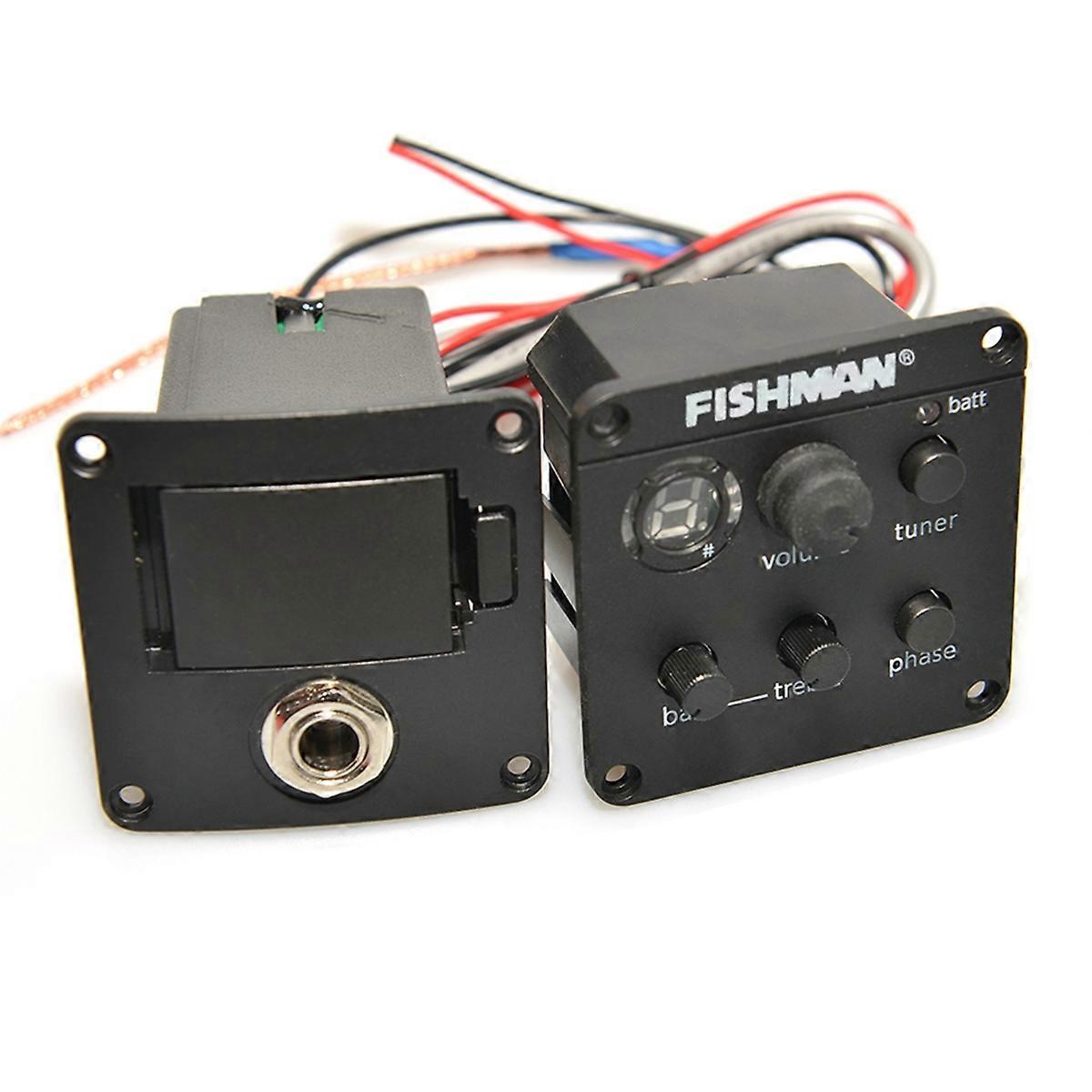 Gitarpickup ISYS+ EQ Preamp System for akustisk gitar, forsterker, justerbar lyd, gitartilbehør