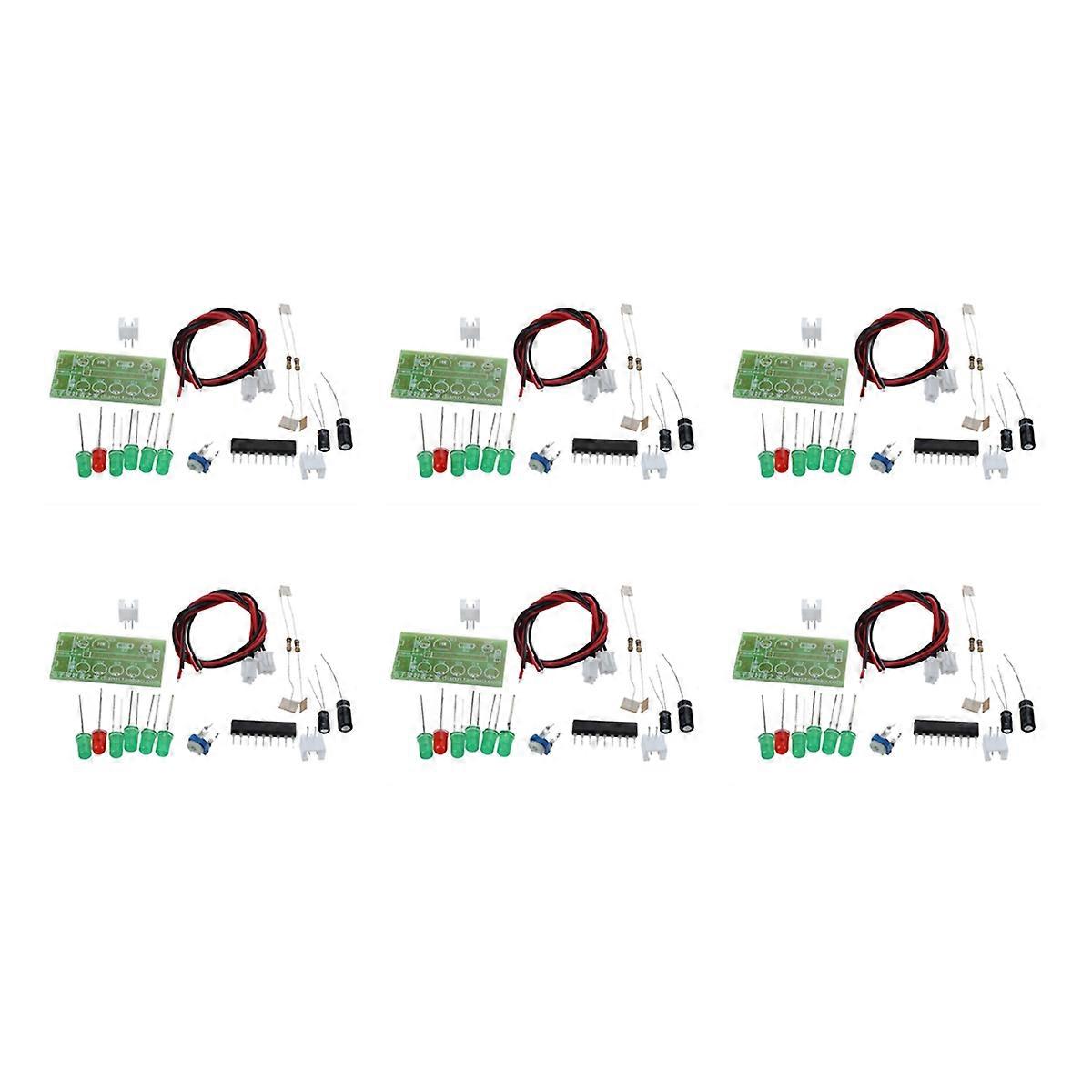 6X KA2284 Audio Level Meter Level Indicating Suit LED Indicator DIY Kit for