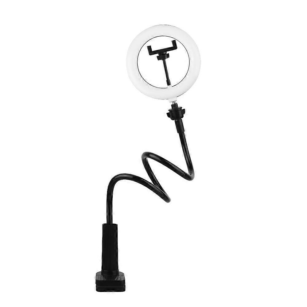 8 inch Striped Selfie Live Streaming Photography Lazy Stand LED Ring Fill Light Set