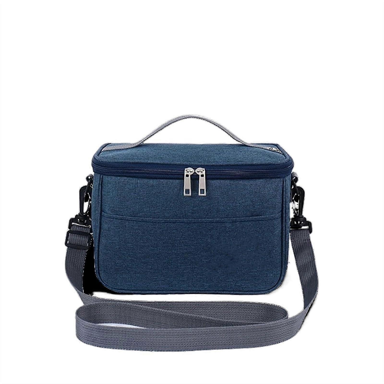 Food Delivery Bag Insulated, Foldable Cooler Backpack For Catering, Keeps Food Fresh, Lunch Box Carrier, S/M/L Blue