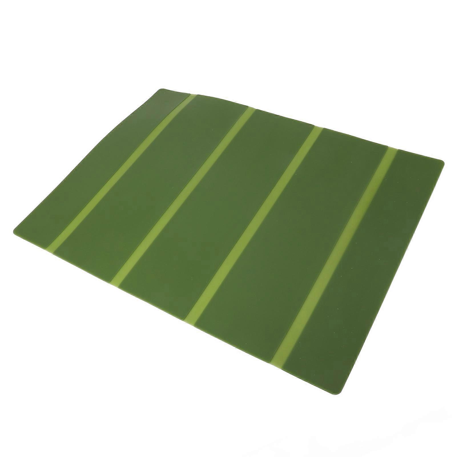 Foldable Camping Table Pad 51.6x38.5cm Waterproof Rubber Mat OD Green