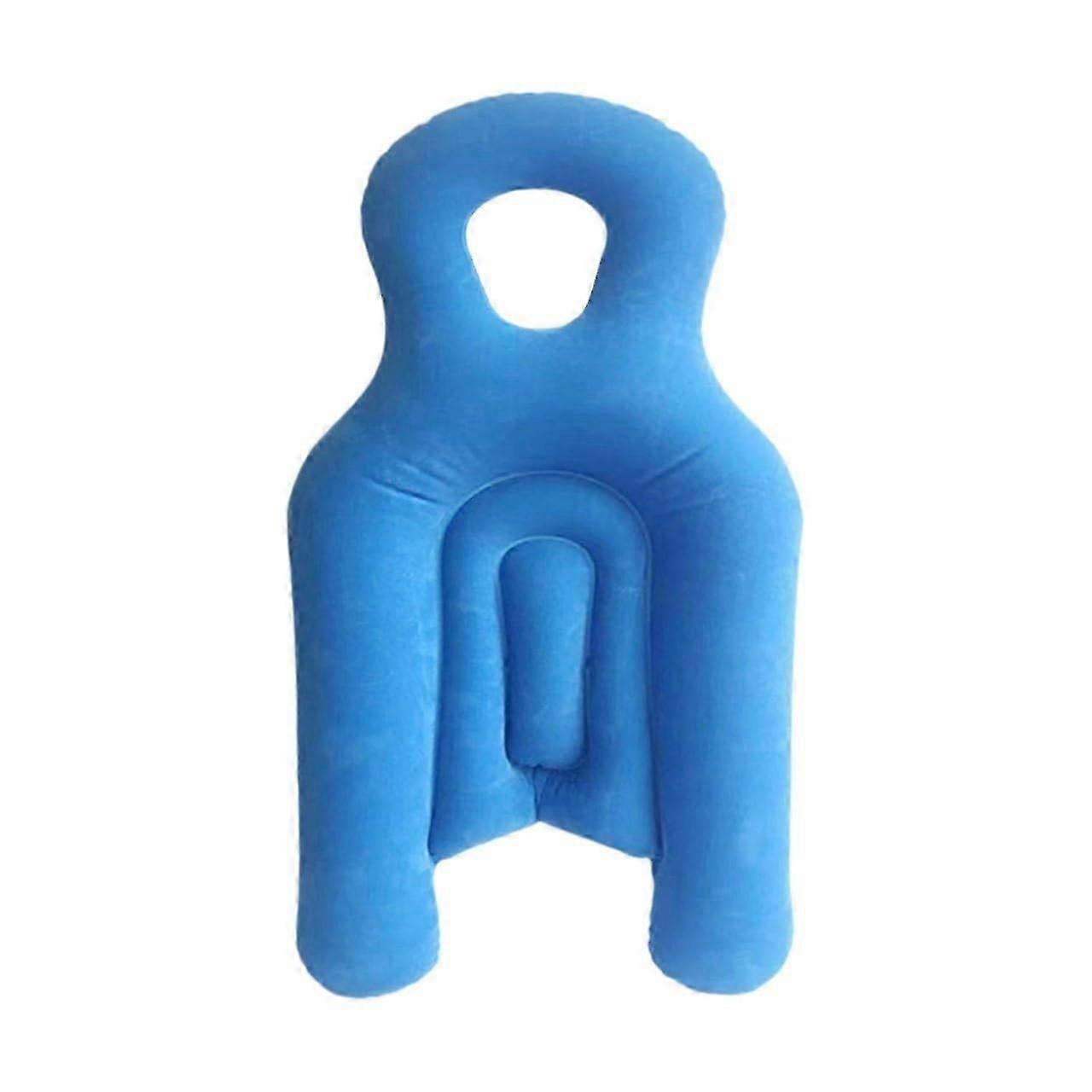 Face Down Pillow After Eye Surgery, Adjustable Height, Tilting, Retina Lying, Vitrectomy, Recovery Blue