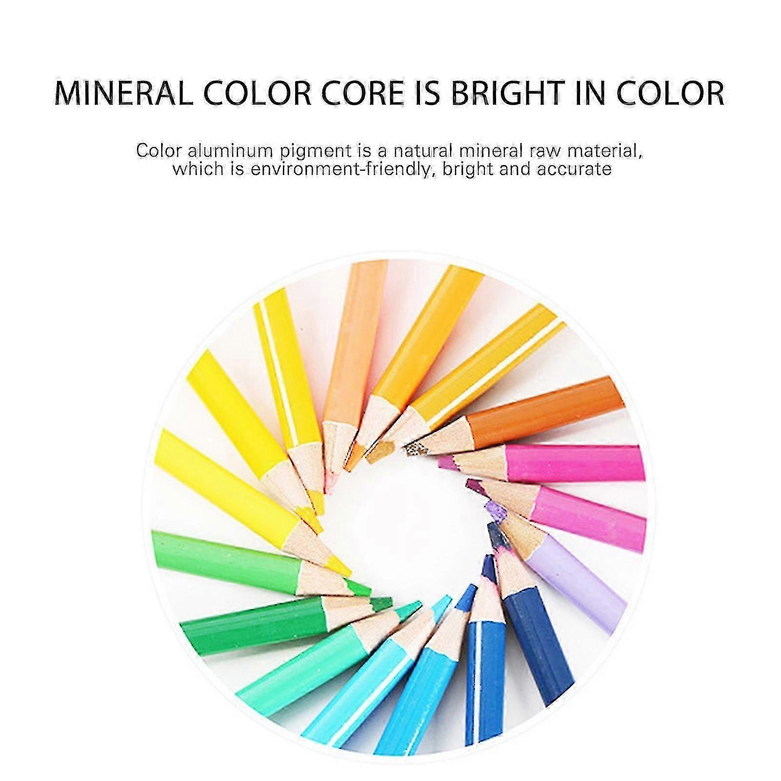 סט עפרונות צבעוניים: ערכת עיפרון ציור מקצועי של אמן מקצועי ב-72 צבעים לציורים יצירתיים