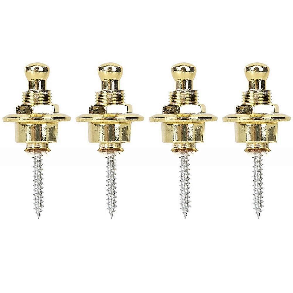 Secure Guitar Strap Locks for Metal Guitars - Quick Install & Durable Rust-Proof Design
