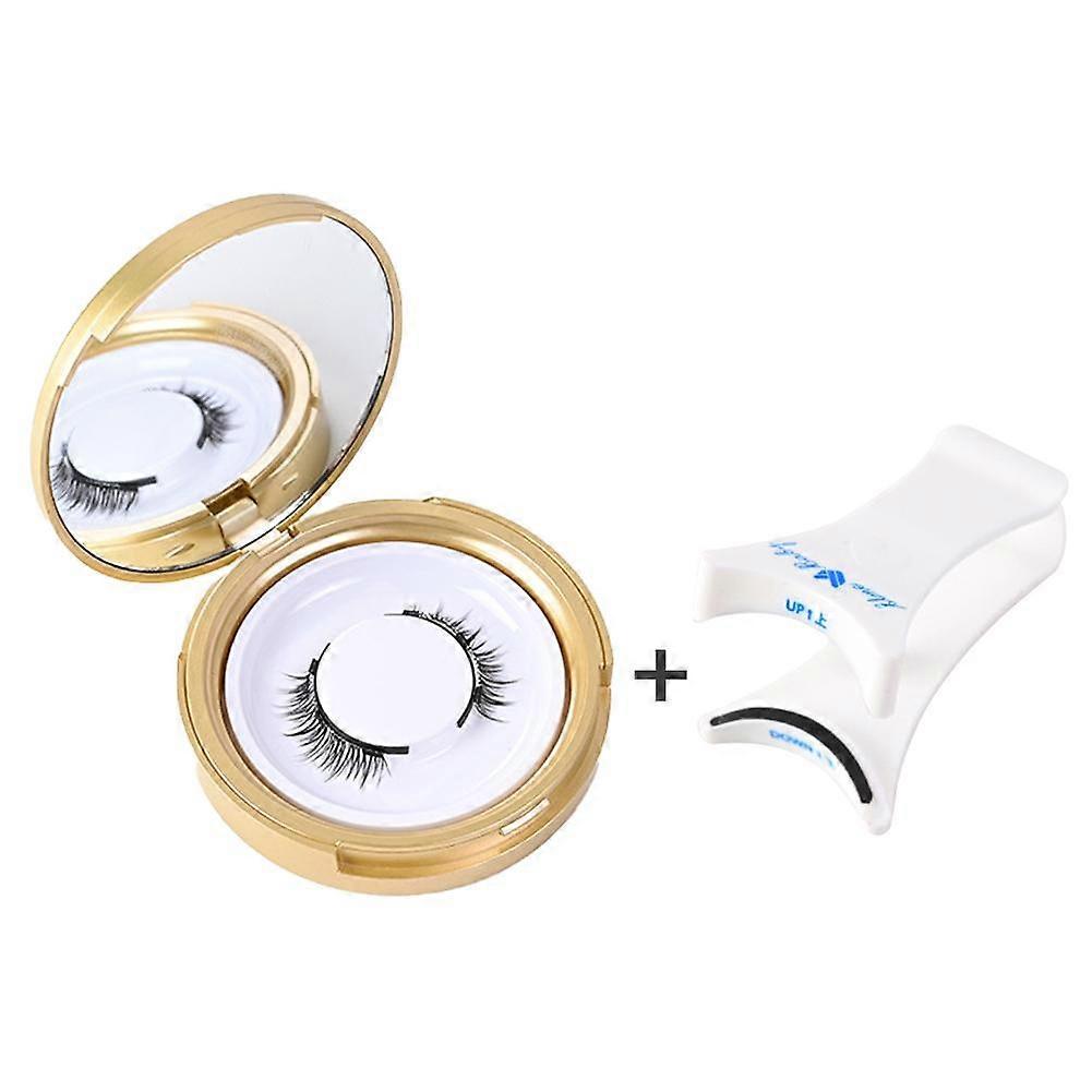 Magnetic Eyelash Set - Soft Magnetic for Quick & Easy Application, Reusable with Curler Included