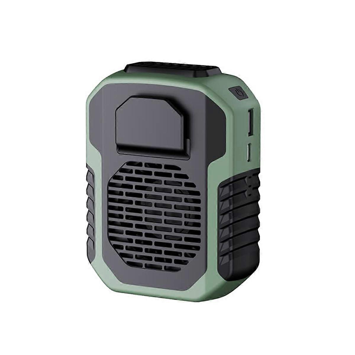 Outdoor 4 in 1 Function USB Waist Fan Belt Fan Clip on Personal Necklace Cooling Work Clothes Fan,3 Speed,Strong Airflow