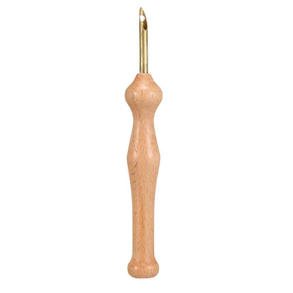 Embroidery Accessories Round Handle Needle Sewing Tool Practical Design For Craft Projects 1Pcs