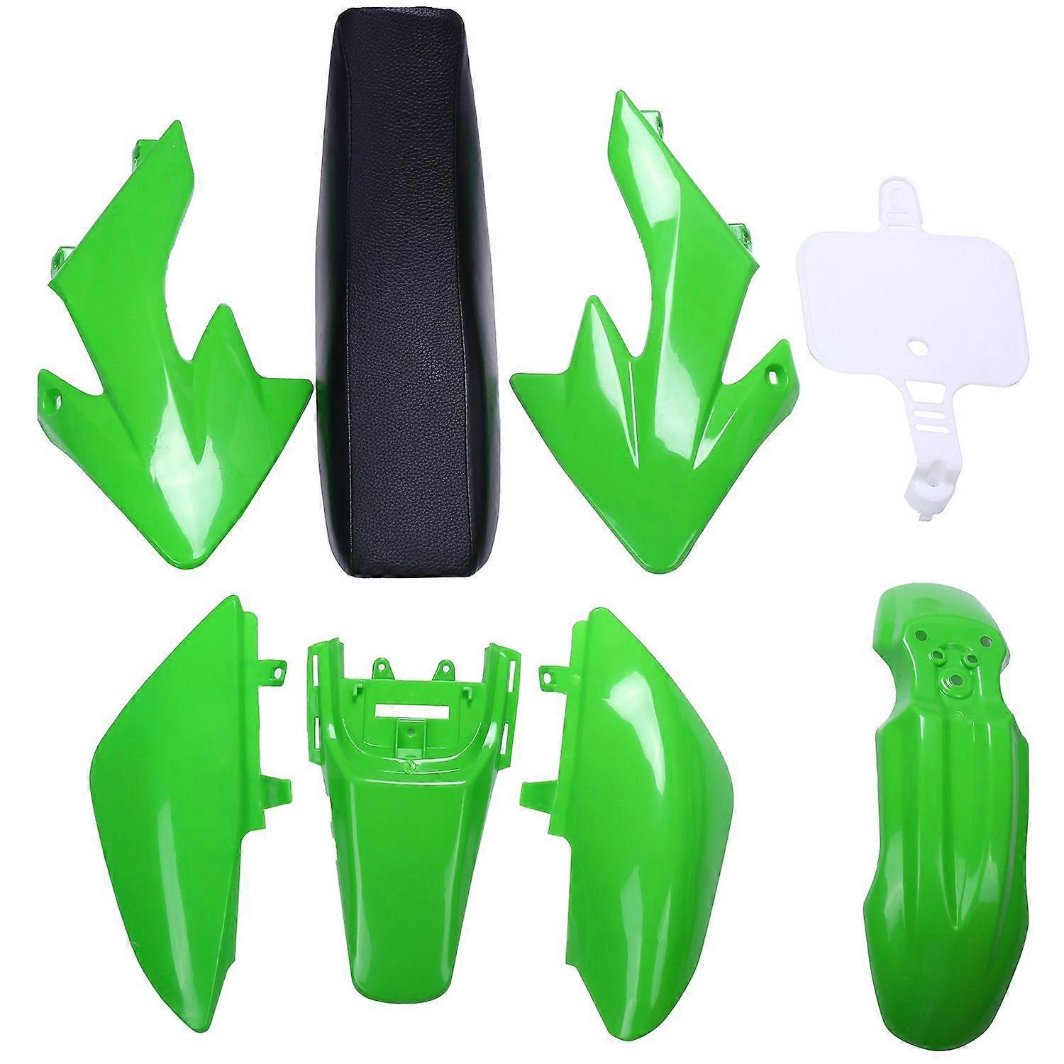 8Pcs 50Cc 110Cc 125Cc 140Cc Plastic 4-Stroke Crf50 Pit Off-Road Bike Set Mudguard Seat - Motorcycle