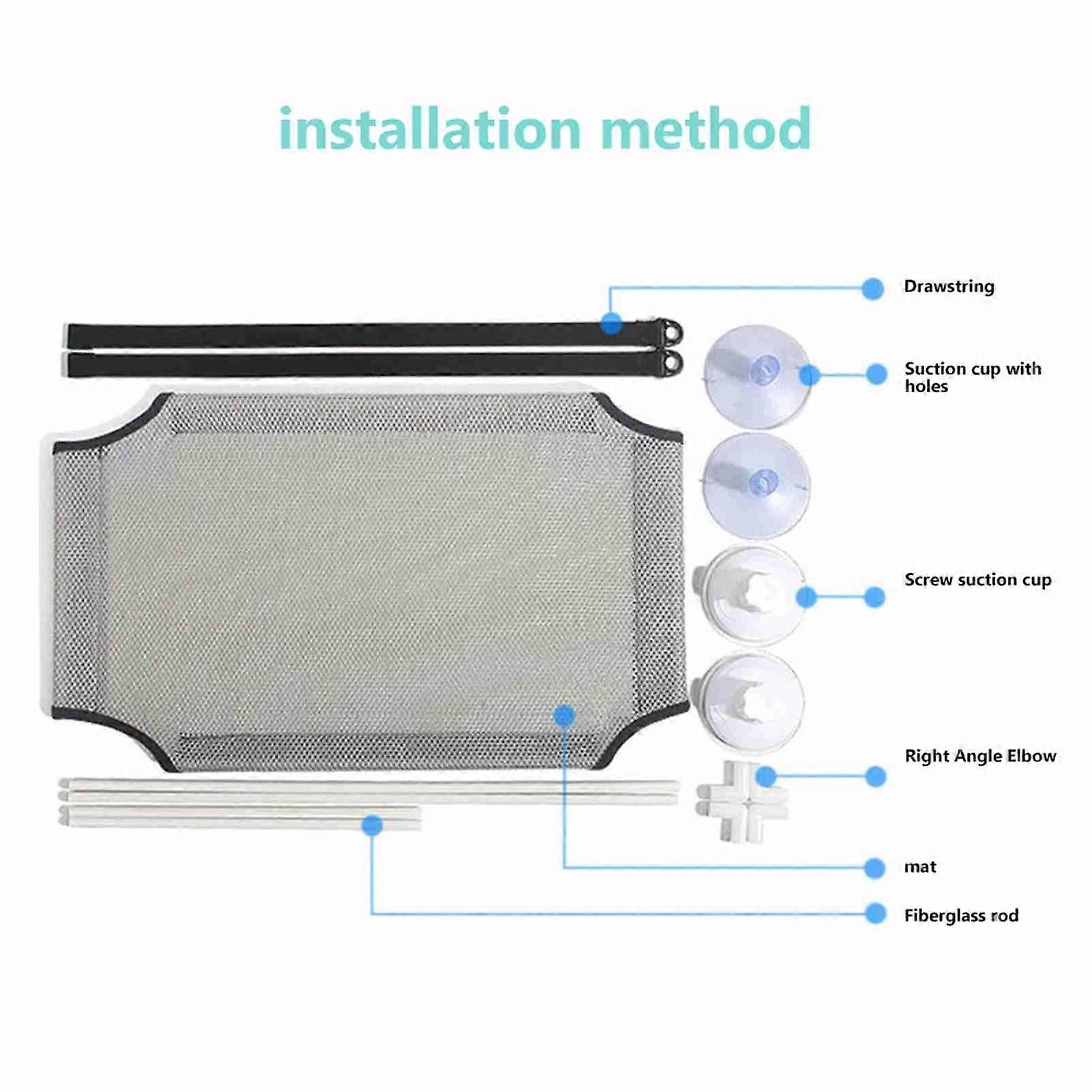 Double Layer Cat Window Hammock Cat Window Perch Strong Suction Cups Cat Hammock for Window