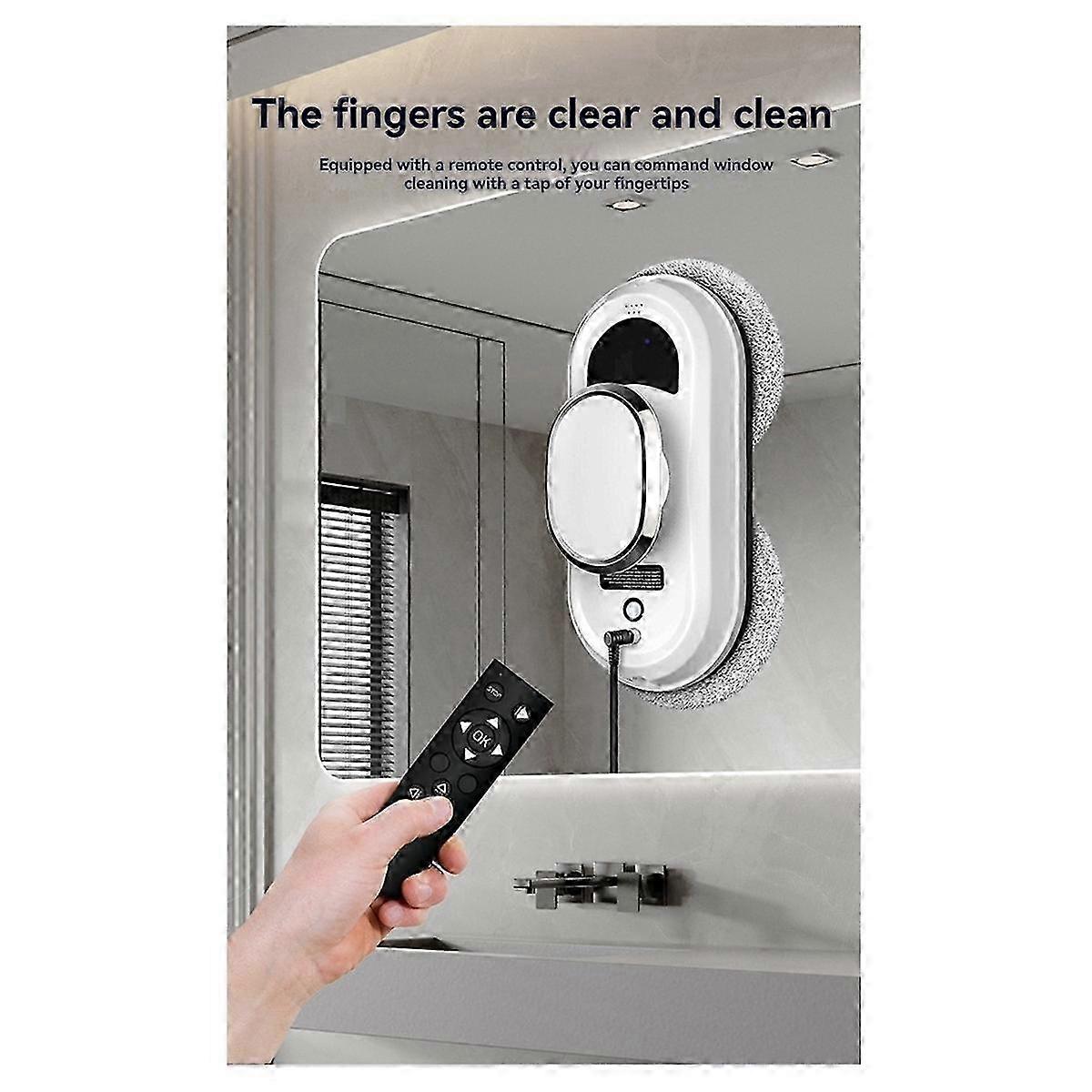 Window Cleaner Robot Smart Glass Cleaning Robotic Strong Suction ()