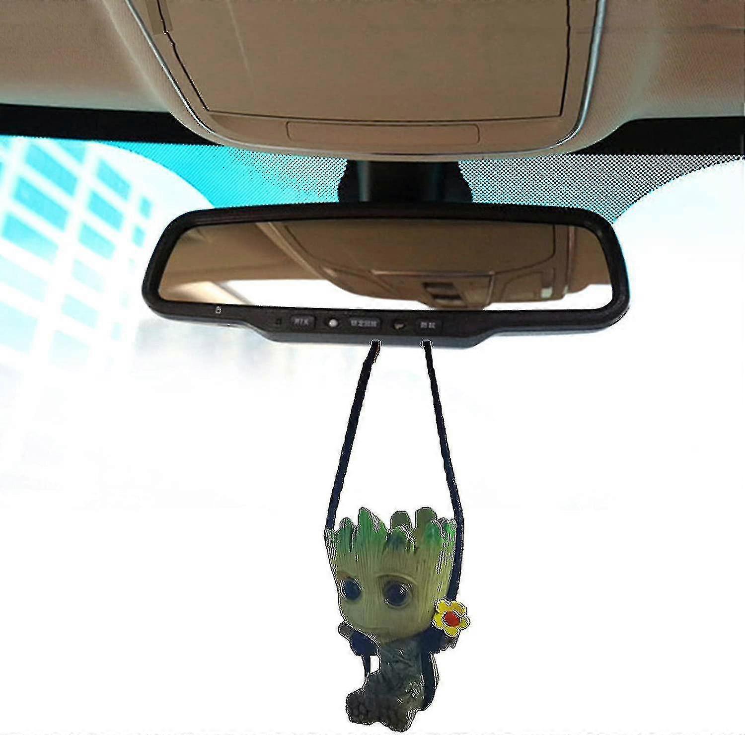 Car Hanging Accessories,swing Smiling Little Tree Man,car Mirror Hanging