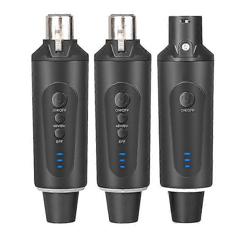 For Wireless Microphone System Wireless Mitter Receiver Xlr Mic Converter Adapter Automatic Microph