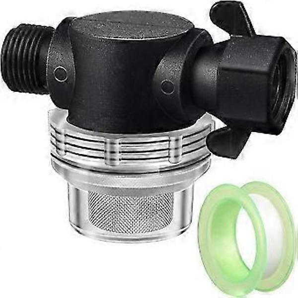 Water Pump Strainer Filter, Compatible with Twist Nut 255-315, 1/2 Inch Connection with Stainless Steel Mesh