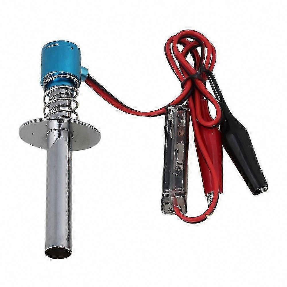 Upgraded 6V-24V Electronic Glow Plug Igniter for Nitro RC Car, Blue