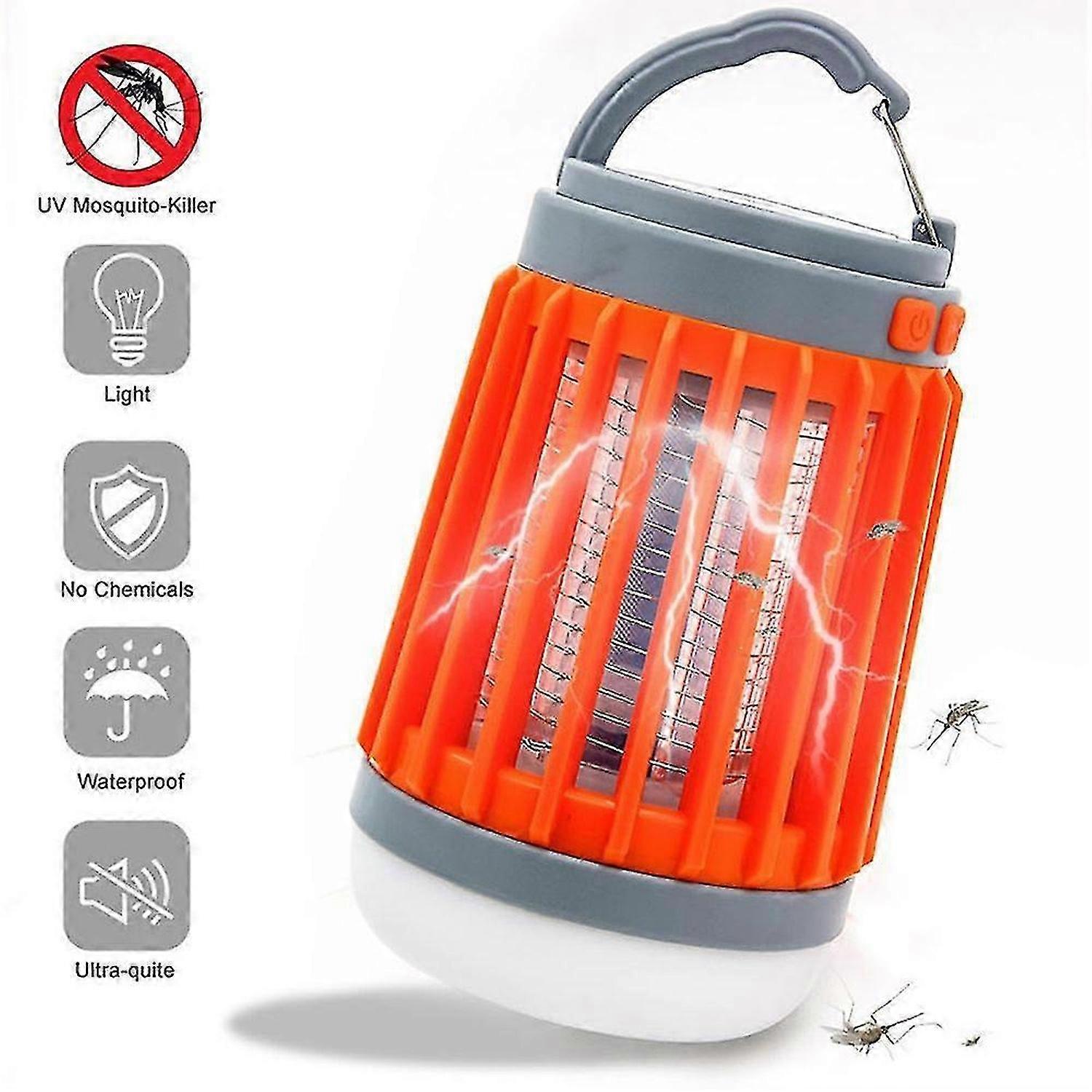 2 In1 Led Usb Solar Power Mosquito Killer Lamp Protable Lantern Outdoor